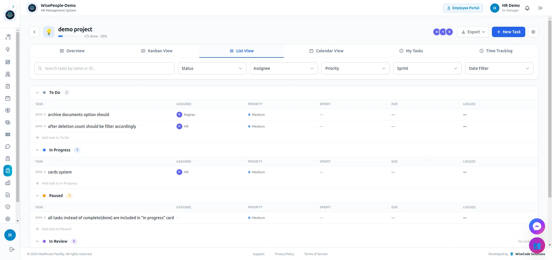 List View